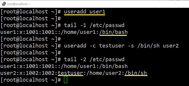 [L12] 사용자 계정 생성 방법과 여러 옵션들_Linux/centOS