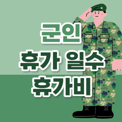 군인 휴가 일수 종류 휴가비