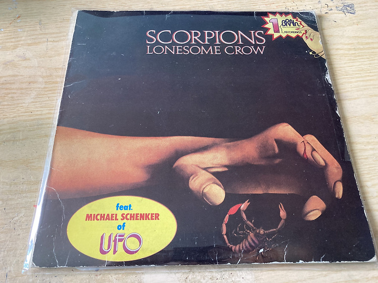 스콜피온스(Scorpions) 데뷔작 걸작 1집 'Lonesome Crow' LP(바이닐) 리뷰 포스트 썸네일