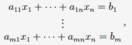 2.1 Systems of Linear Equations