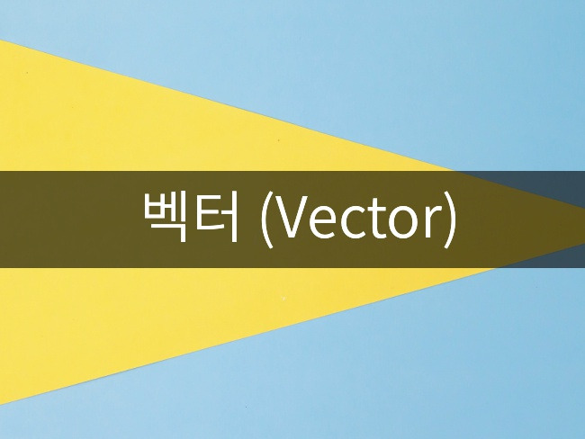 수학 벡터 (vector)