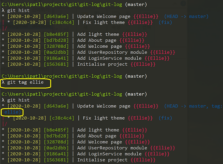 git tag