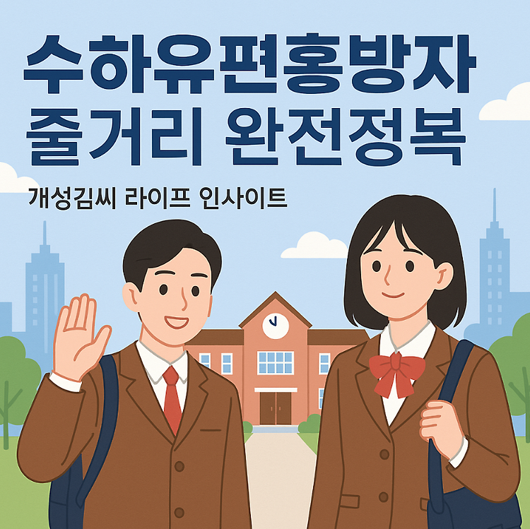수하유편홍방자 줄거리·출연진·결말 완벽 정리｜학원물 중드 추천 주제 시각자료