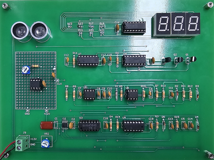 [전자회로] Project : Distance Measurement Circuit using Supersonic Sensor PPT & PDF