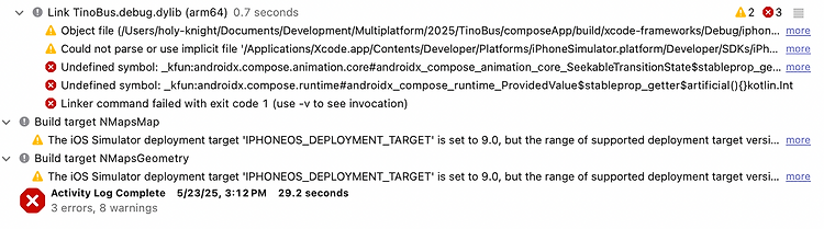 KMP - Xcode 빌드 오류