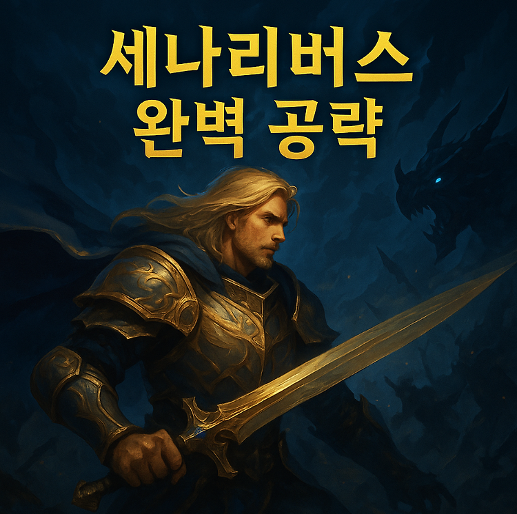 세나리버스 완벽 공략 – 출시일, 리세마라, 티어표, 쿠폰 총정리 (2025 최신판) 주제 시각자료