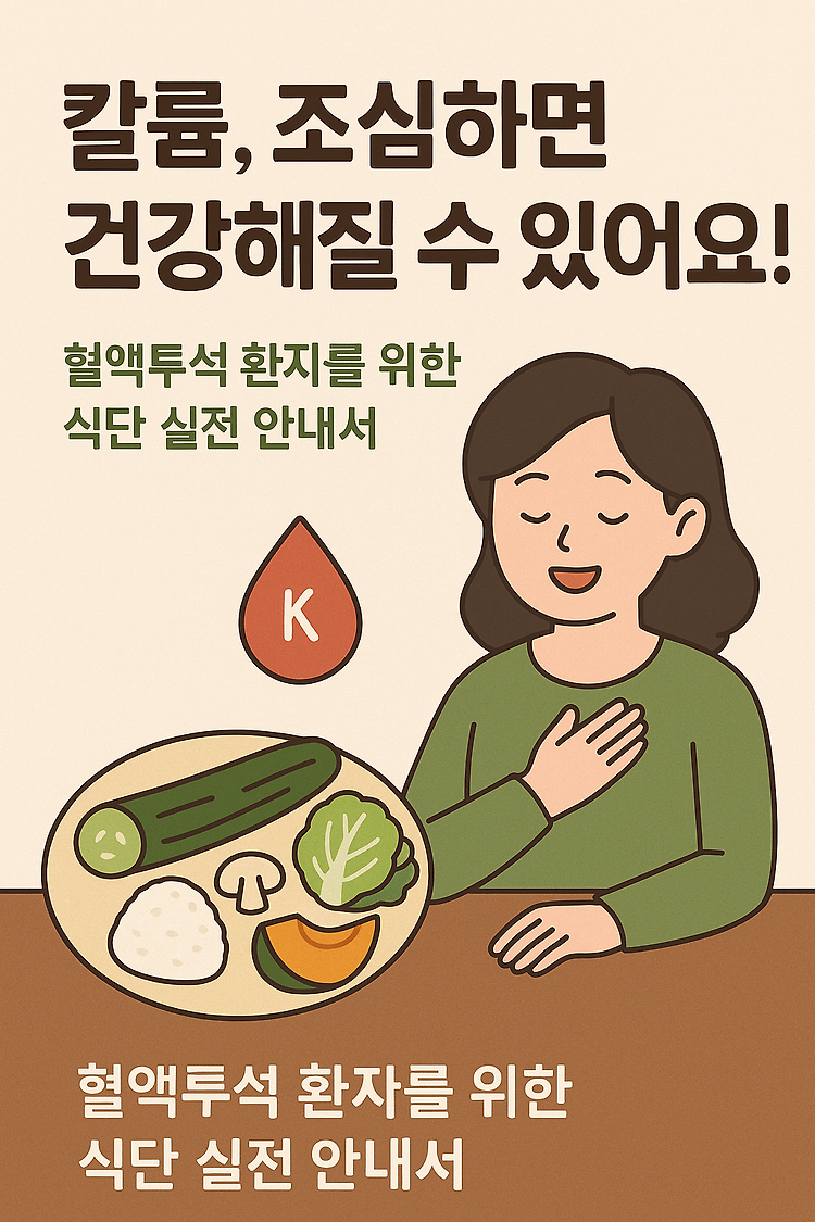 혈액투석 환자를 위한 칼륨 식단 가이드/고·중·저 칼륨 음식표와 안전한 식사법
