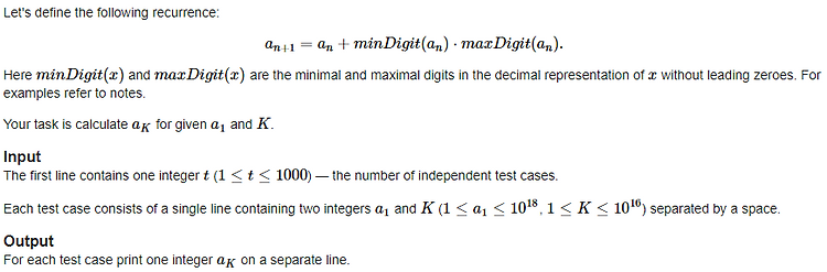 Codeforces #634 Div2 A. Sequence with Digits