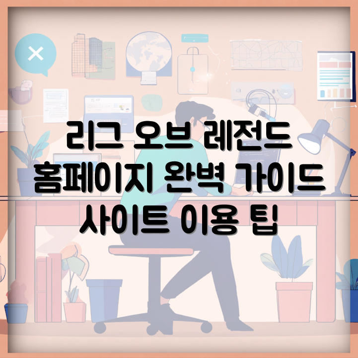 리그 오브 레전드 홈페이지와 유관 사이트 안내 썸네일