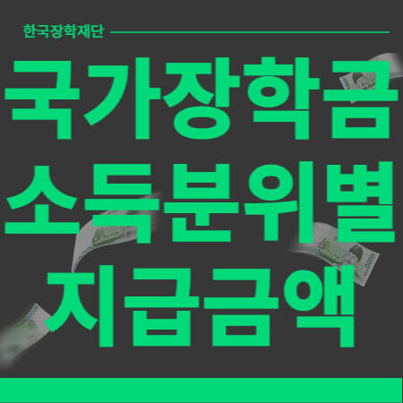 2023 국가장학금 소득분위별 지원금액 및 지원자격