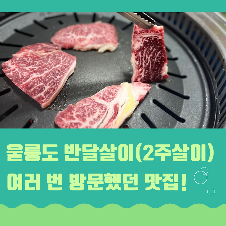 울릉도 맛집 추천, 2주 동안 여러 번 방문한 맛집(울릉도 반달살이) 콘텐츠 대표 이미지