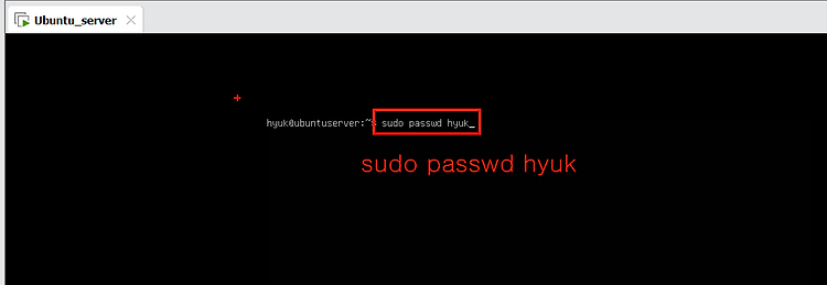 [Linux] 우분투 처음 설치하고 user, root 초기 패스워드 설정하기