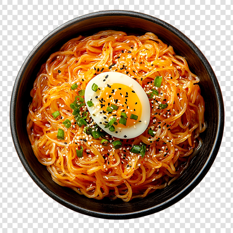 매콤달콤 쫄깃쫄깃! 비빔면 라면의 유혹 🍜의 대표 이미지