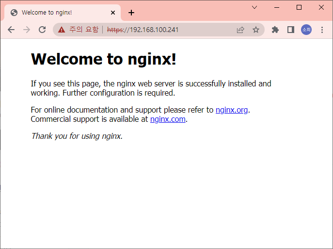[Kubernetes]  Nginx HTTPs 서버 구성하기