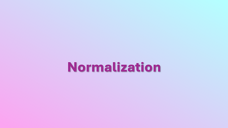 Min-max, Z-Score normalization이란?