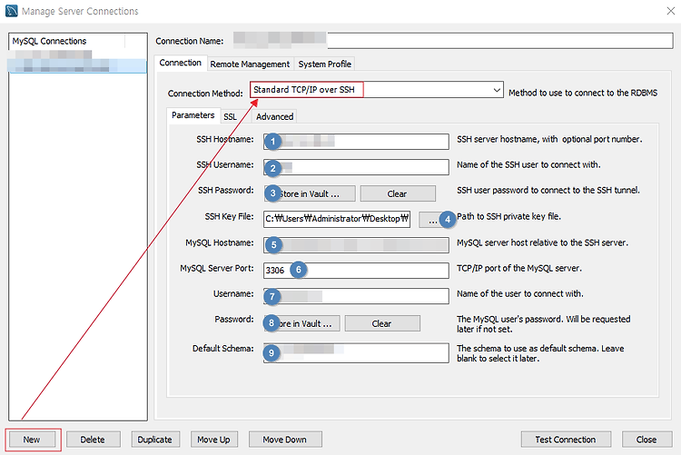 [MySql Workbench] SSH 터널링 통해 DB 연결하기