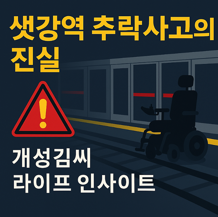 샛강역 추락사고 원인과 대책, 다시 반복되지 않으려면 주제 시각자료