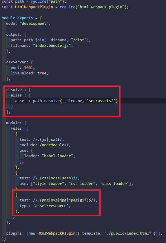  webpack scss 