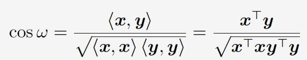 3.4 Angles and Orthogonality