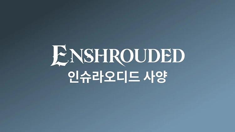 인슈라오디드 사양 | 최저 사양과 권장 사양 알아보자