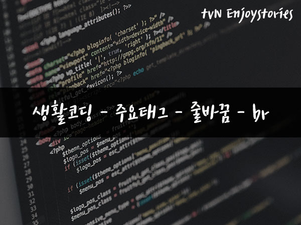 [ 생활코딩 ] 주요태그 - 줄바꿈 - br