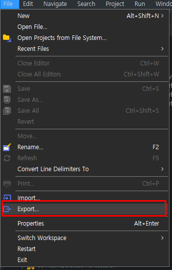 '[Eclipse] KeySetting import/export 방법' 포스트 대표 이미지