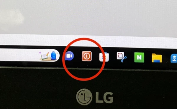 LG 노트북 작업표시줄에 즉시 종료 버튼 추가하는 방법