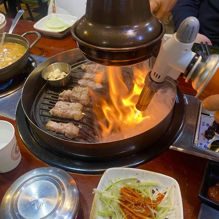 [선릉역] 그릴1492 -토치 직화 불쇼! 돼지구이를 맛보다