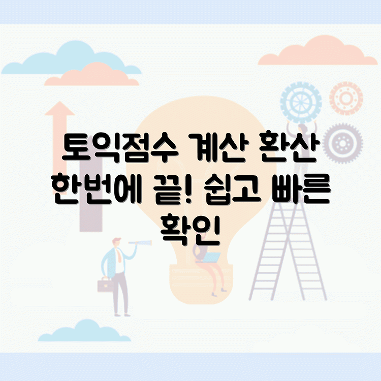 토익 점수 계산과 환산 썸네일