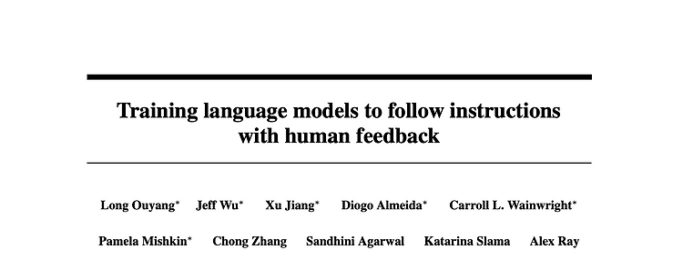 [논문리뷰] RLHF;Training language models to follow instructions with human feedback