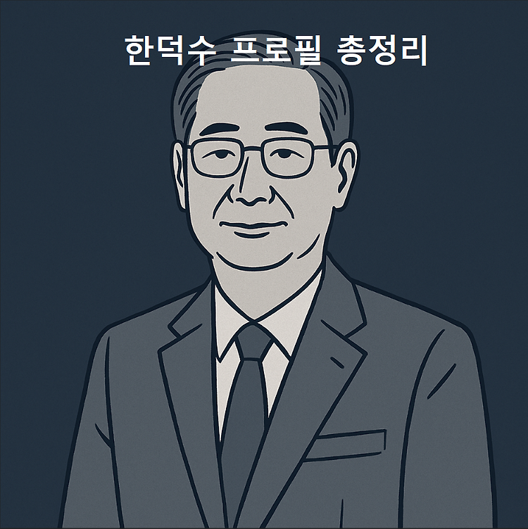 한덕수 프로필 총정리｜국무총리에서 대선 후보까지, 정치 인생의 모든 것 주제 시각자료