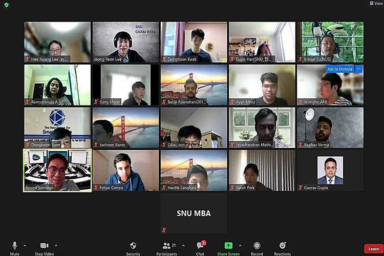 EMBA, ‘GNAM Global Network Week’ 진행