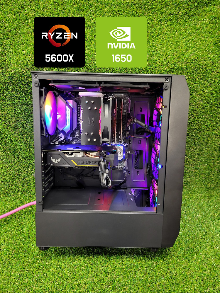 AMD 라이젠5-4세대 5600X 지포스 GTX 1650 디자인 PC