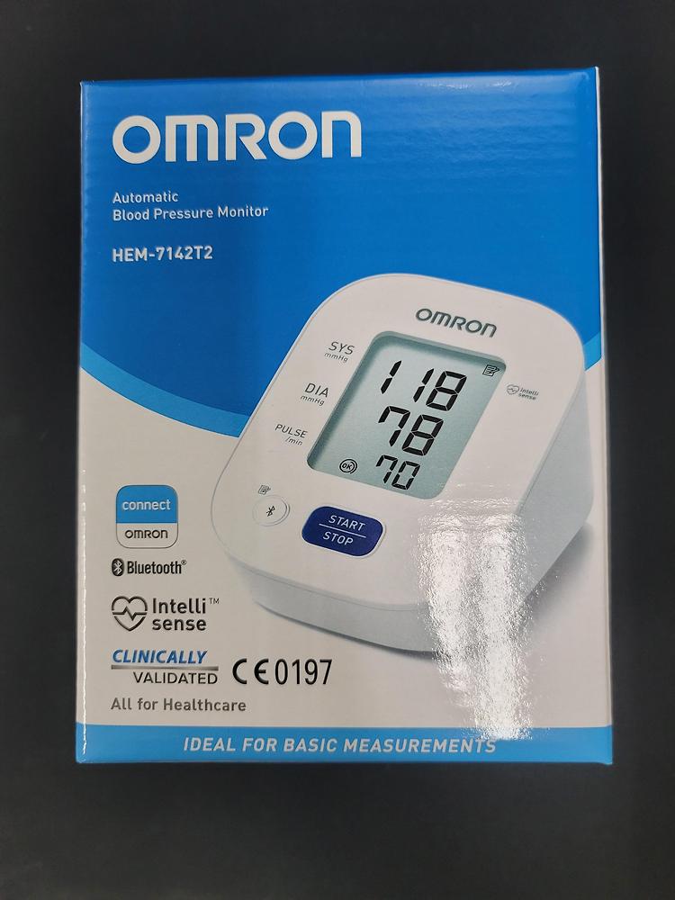 [혈압측정기]HEM-7142T2 오므론 가정용 자동전자혈압계