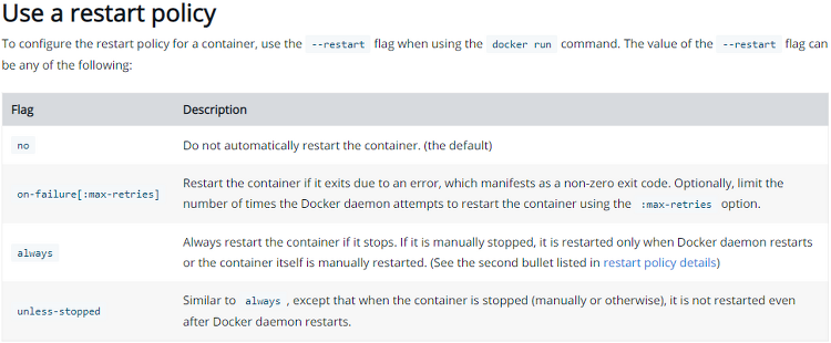 [Docker] Docker 컨테이너 관리 명령어 (1)
