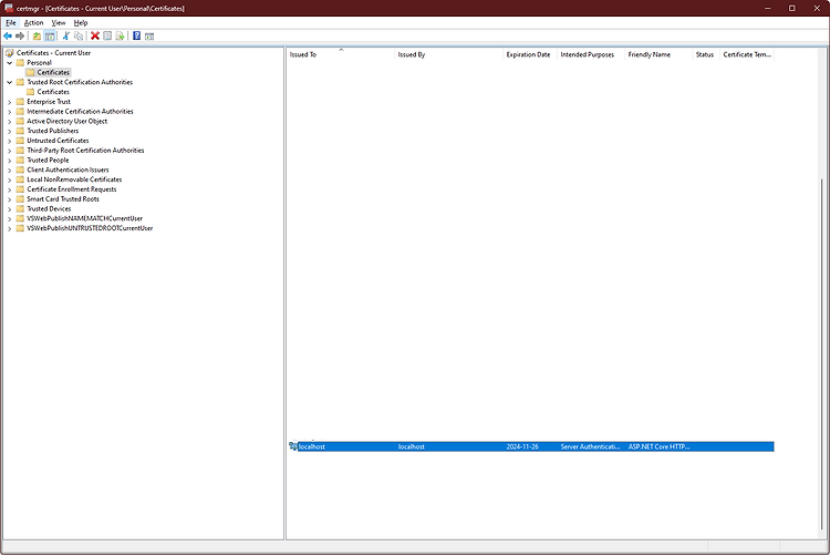 Net err cert invalid cliel lab
