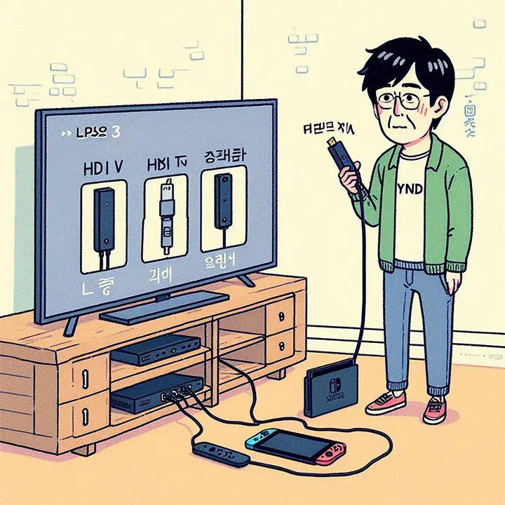 TV HDMI 단자 여러 개 꼽아야 하는데 모자랄 때 해결 방법