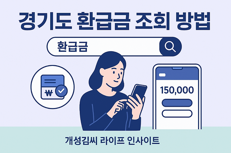 경기도 환급금 조회 방법, 위택스로 5분 만에 신청하는 법 주제 시각자료