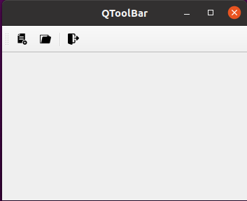 QT 강좌 06 - QToolBar