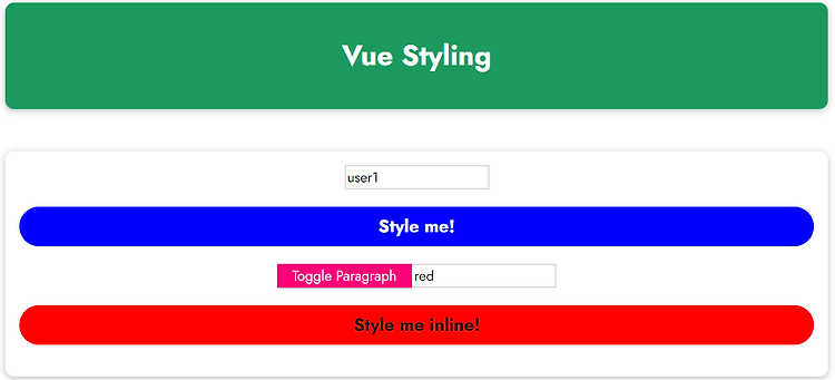 Vue - Dynamic Styling : 구현