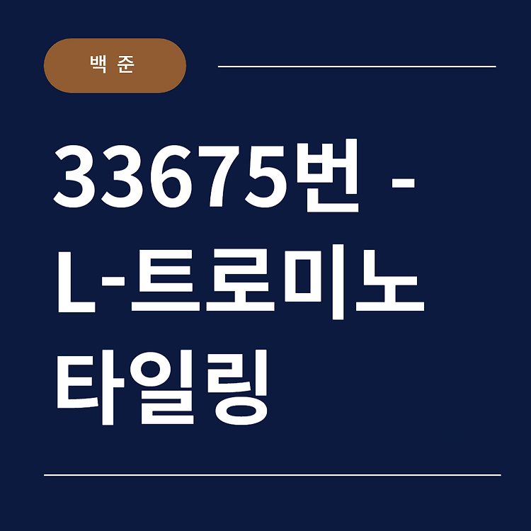 [백준 33675번] L-트로미노 타일링 (python)