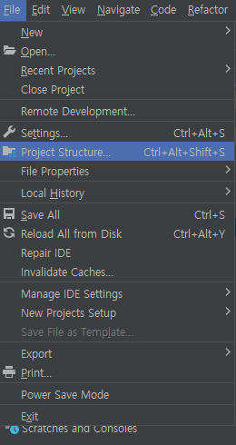 [IntelliJ] 프로젝트 폴더가 보이지 않을 때