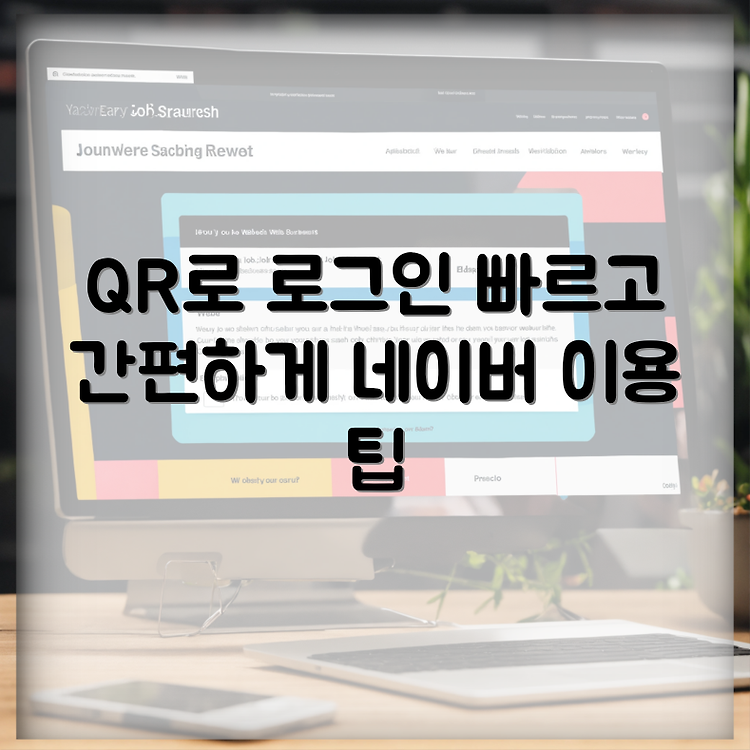 네이버 PC에서 QR 로그인 방법: 쉽고 빠르게 로그인하기! 썸네일