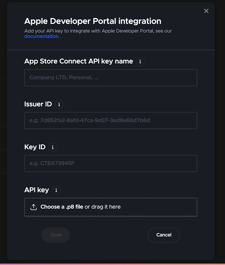 (코드매직 셋팅) CodeMagic Setting of Apple Developer Portal integration