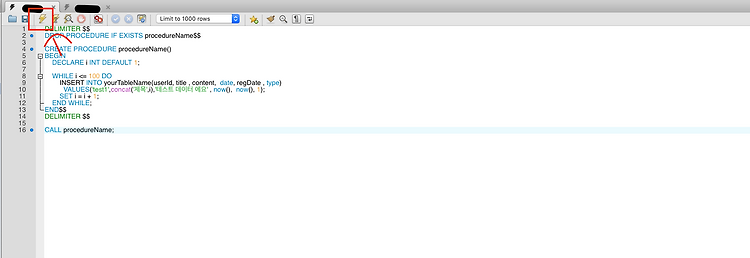 How to insert MySQL dummy data using MySQLWorkbench (MySQL 더미 데이터 넣는 방법)