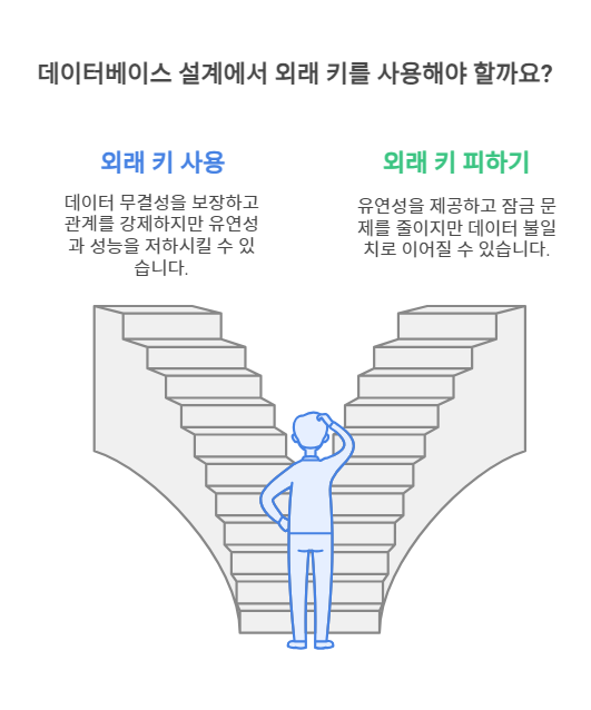 실무에서는 외래키를 쓰지 않는 이유는 뭘까?