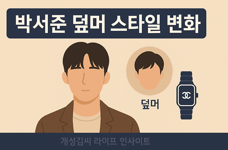 박서준 덮머 헤어스타일 변화, 부드러운 남성미 완성한 스타일 변신 주제 시각자료