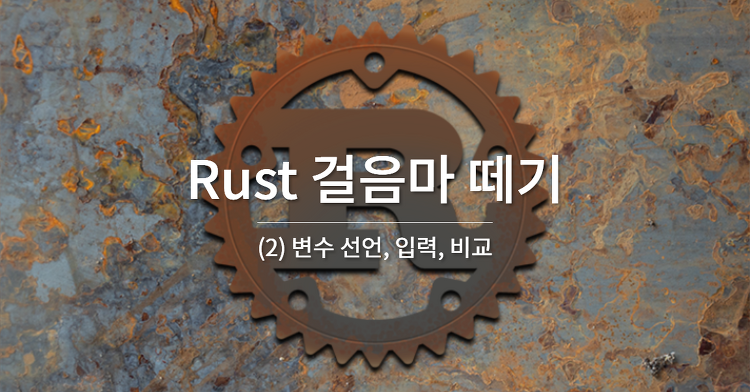 Rust 걸음마 떼기 (2) - 변수 선언, 입력, 비교