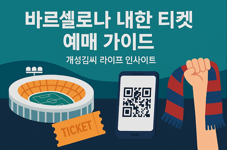 FC 바르셀로나 내한 경기 티켓 예매 총정리 (서울·대구 일정 포함) 주제 시각자료
