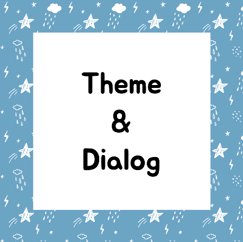 Theme 설정 및 Dialog